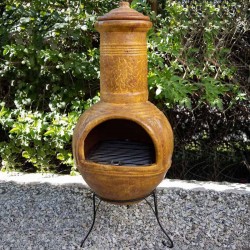 Brasero mexicain amadera pour chauffer vos extérieurs et cuire vos barbecues