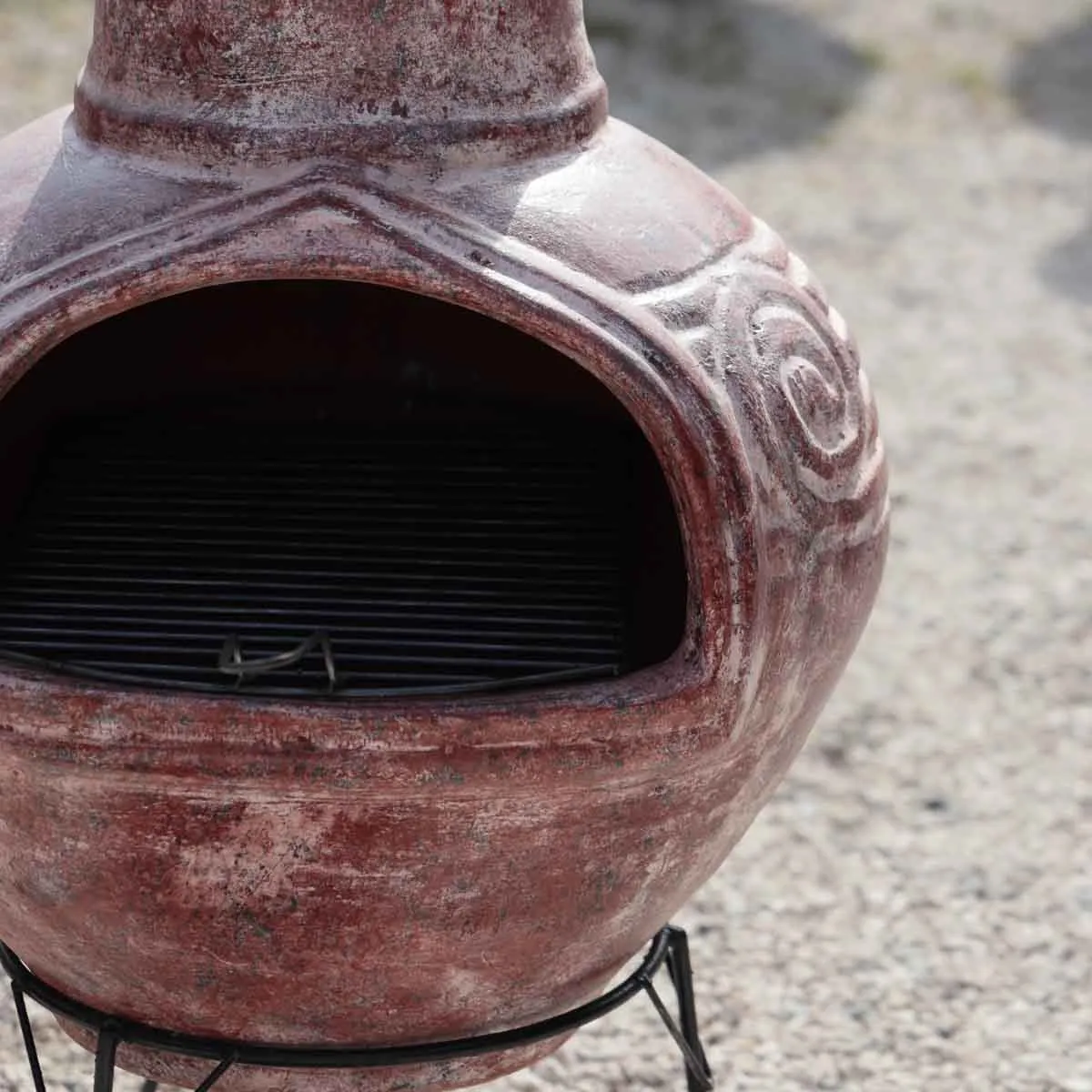Le brasero barbecue mexicain authentique, dans votre jardin- Amadera Taille  40 KG - 125 cm sur trépied (100 cm le brasero seul) x 55 cm de diamètre