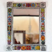 Miroir rectangulaire artisanat mexicain