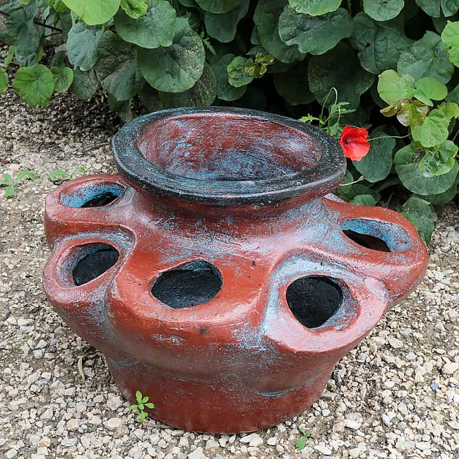 Boules en grès pour la décoration extérieure, poteries de jardin