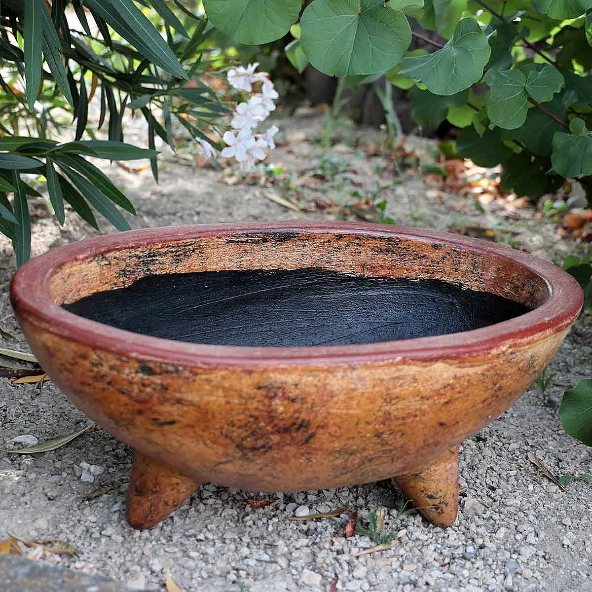 Jardinières en terre cuite pour sublimer vos plantes - Jaune