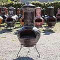 Brasero barbecue mexicain four a pizzas et chauffage extérieur au bois