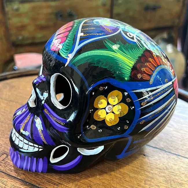 calavera célébration des morts artisanat mexicain