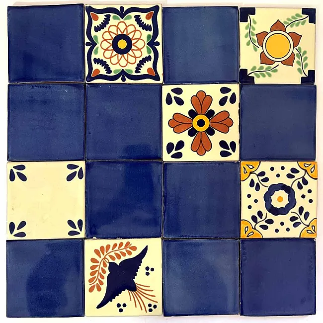 carrelage azulejos bleu pour décoration murale